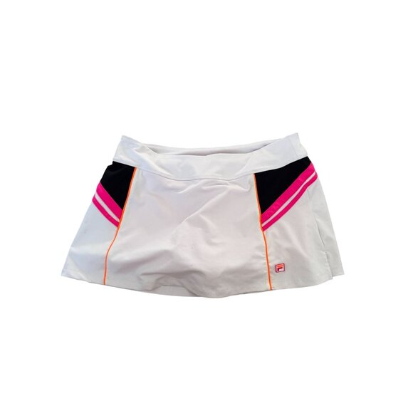 FILA White Neon Pink Pickleball Tennis Skort Size XL - Picture 2 of 7